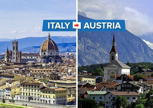 Cross Country Italy to Austria