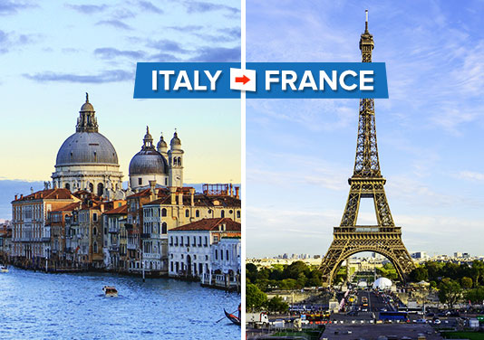 Cross-Country Italy to France