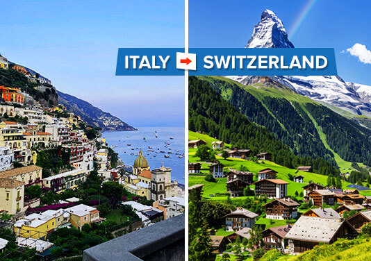 Cross-Country Italy to Switzerland