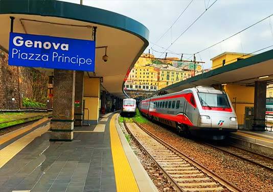 Genoa Piazza Principe Train Station Car Rental