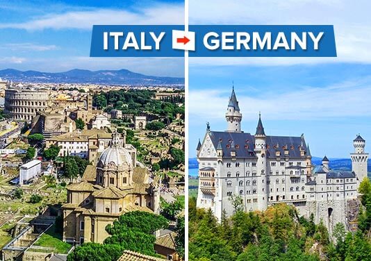 Cross-Country Italy to Germany